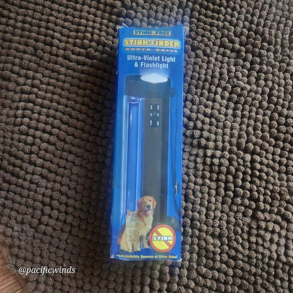 Stink Finder Super Brite UV Light Flashlight Combo Pet Urine Finder - Picture 2 of 8